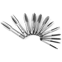 12pcs M3 - M4 - M6 - M8 - M10 - M12 Tornillo de Rosca Juego de Machos de Roscar de Flautas Rectas para